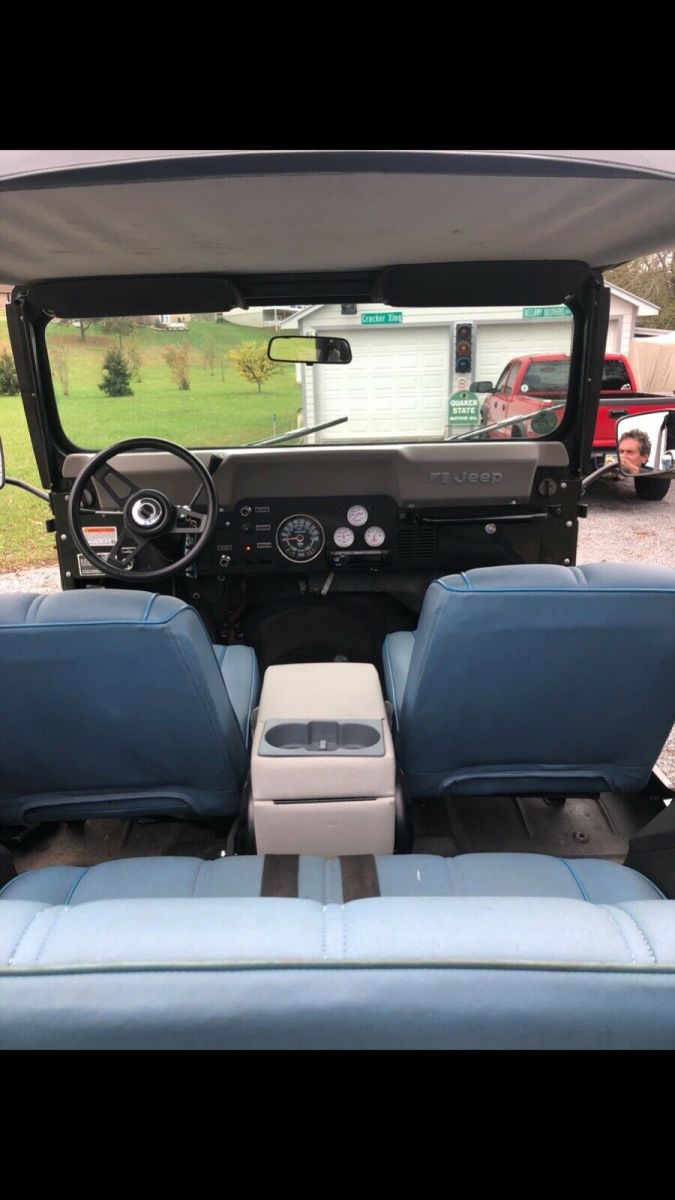 1978 jeep cj-7 blue 4wd automatic renegade