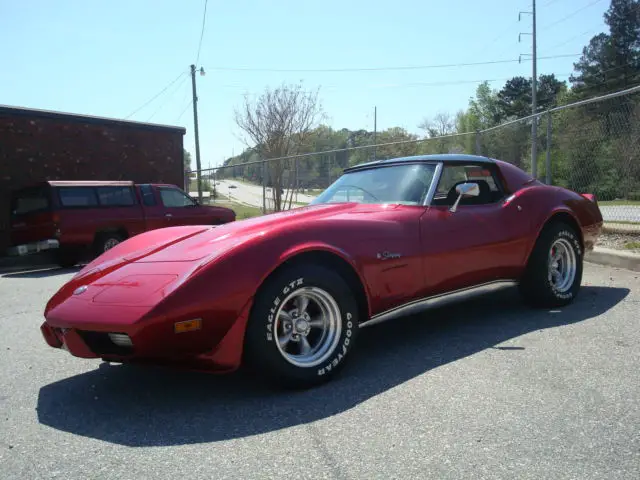 gorgeous show winning candy red 1976 corvette coupe l-82