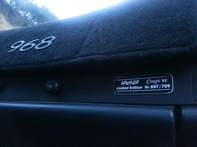 1992 porsche 968 coupe tiptronic 87k mi limited collectible