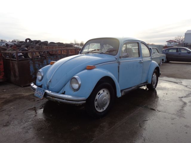 1972 volkswagen beetle, project, from long term storage