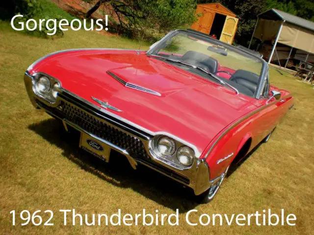 gorgeous 1962 ford thunderbird t'bird convertible & sports roadster accessories