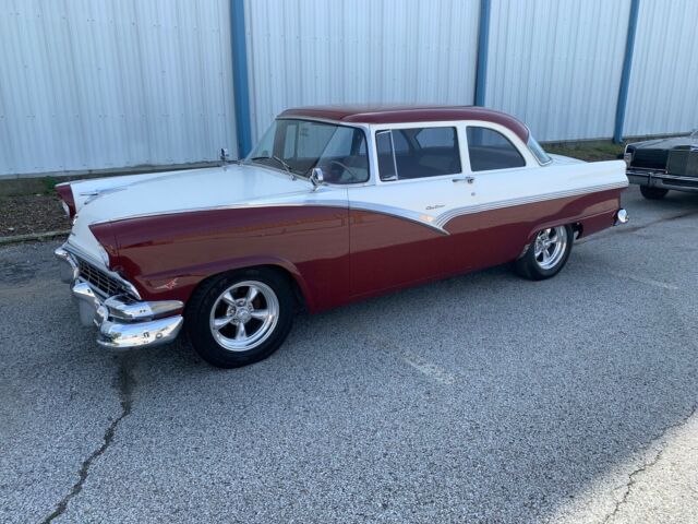 1956 ford fairlane sedan red rwd automatic club sedan