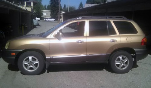 2002 hyundai santa fe lx in california by owner
