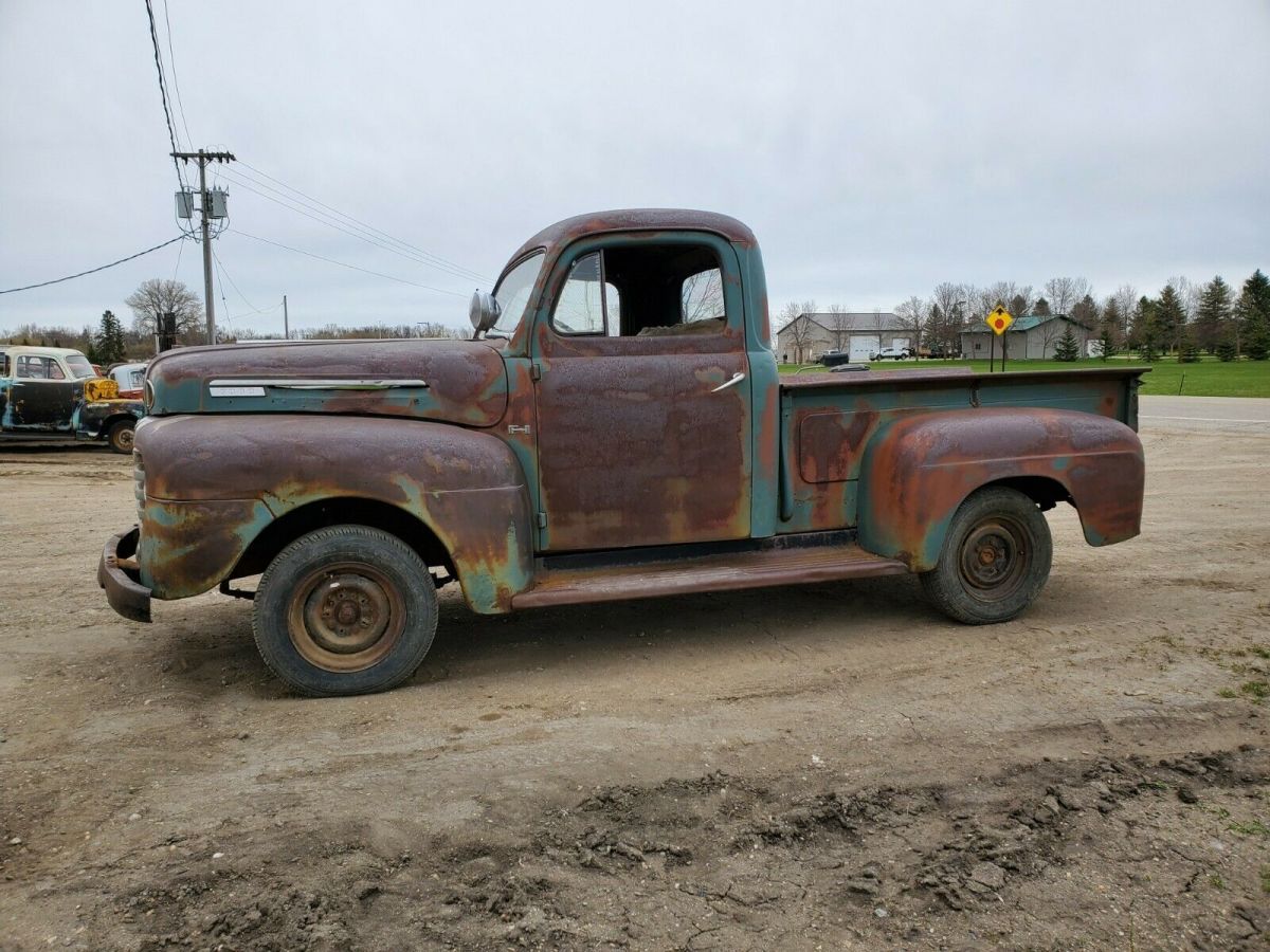 1948 ford f1 pick up truck short box half ton excellent matching patina