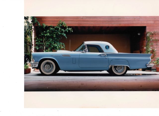 1957 ford thunderbird convertible - low mileage- fair condition