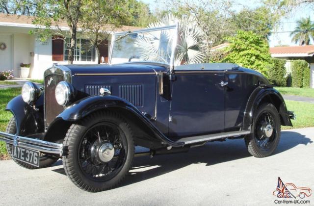 1933 austin of england 10-4 roadster body like 1932 ford roadster