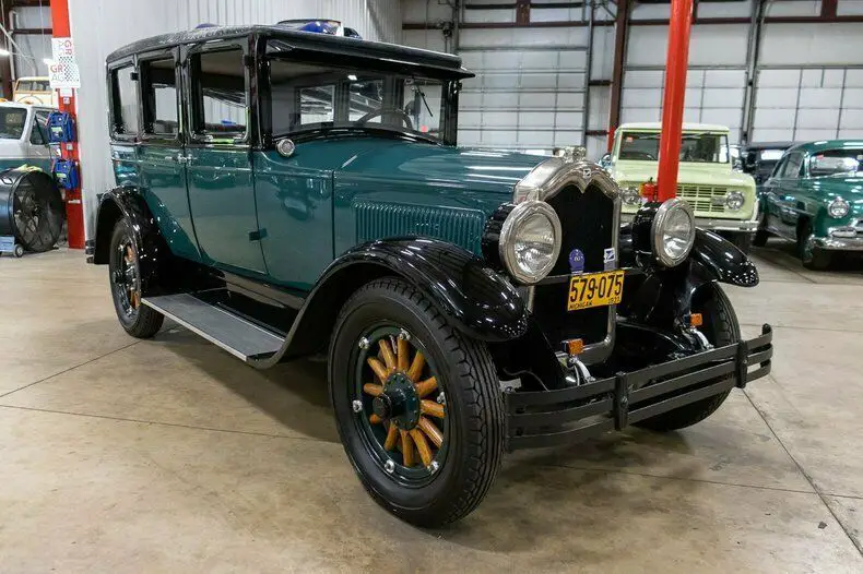 1927 buick master six 54637 miles green sedan 274ci straight-6 3-speed manual