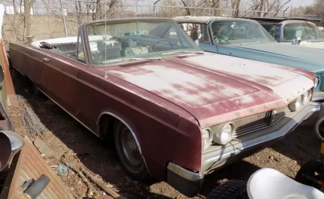 1967 chrysler newport convertible project
