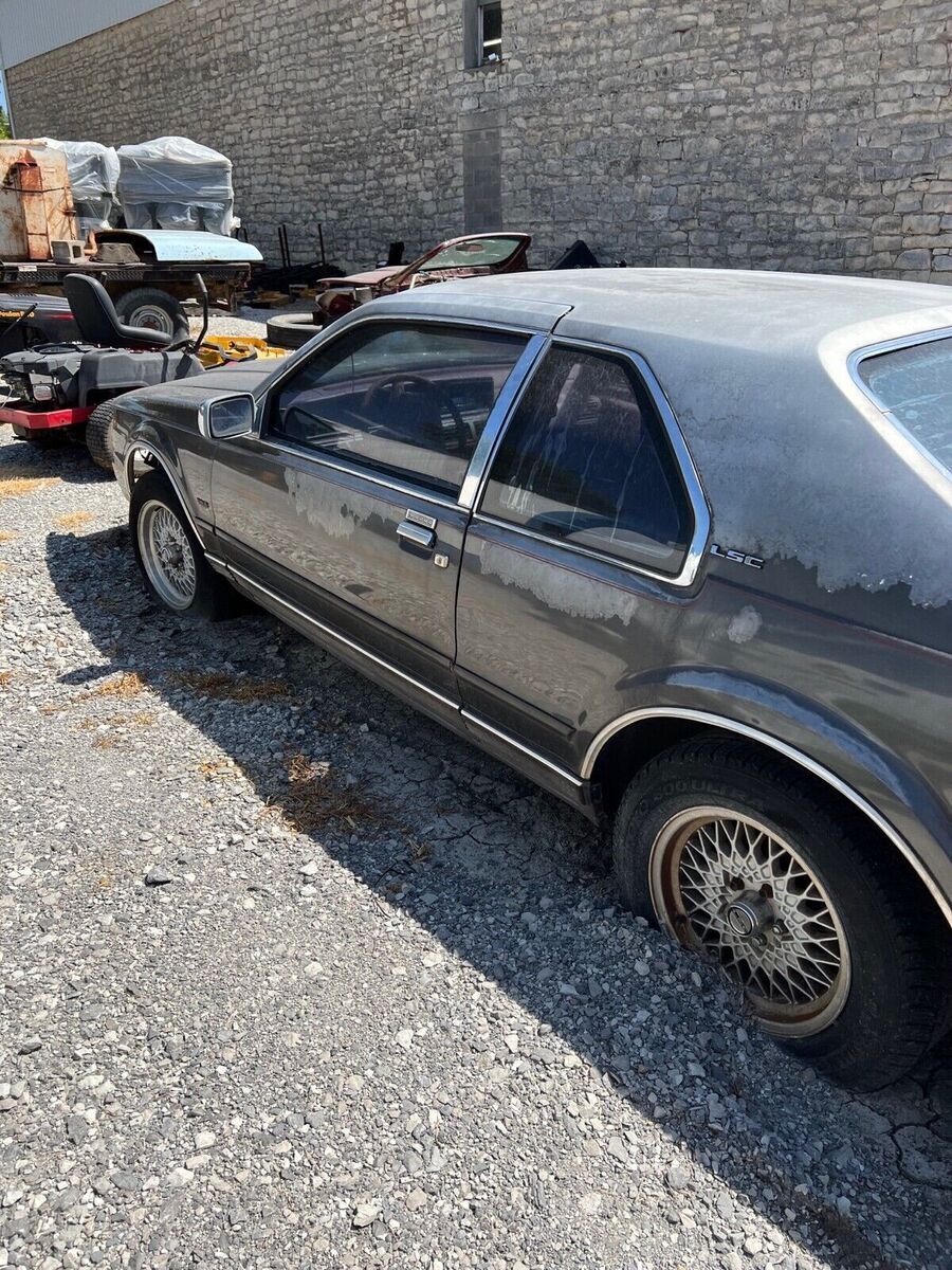 1991 lincoln mark series coupe grey rwd automatic lsc