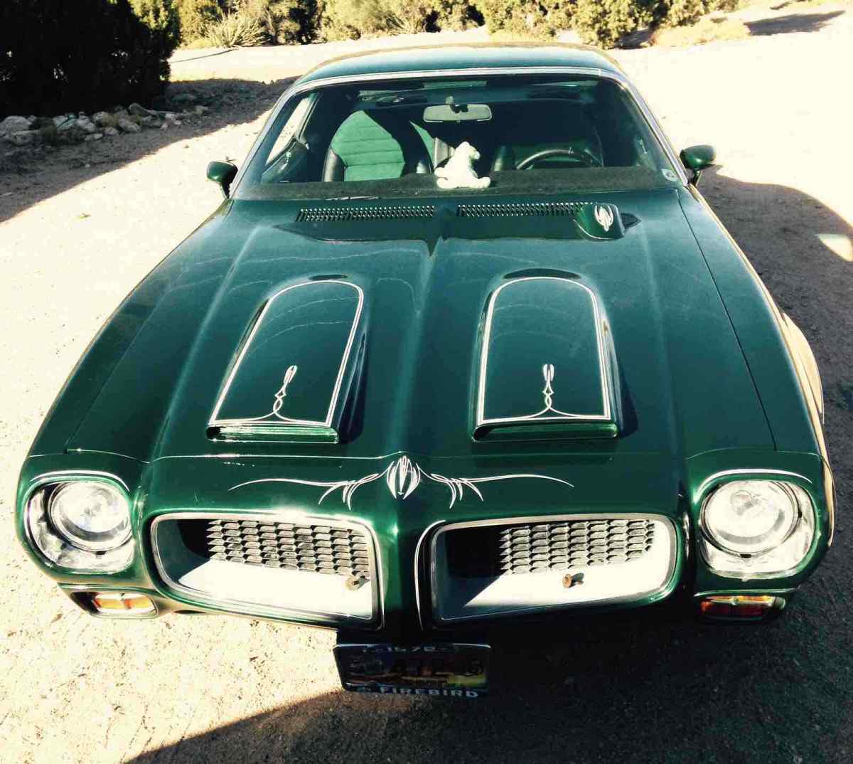 1972 pontiac firebird formula green rwd automatic formula 400 2door coupe