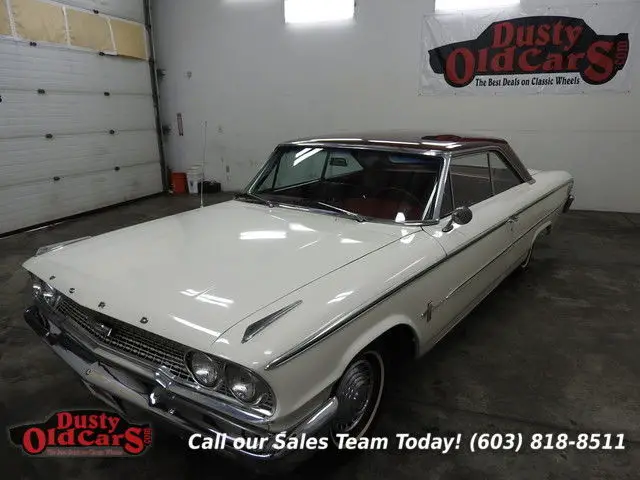 1963 white runs drives body inter vgood 289v8 auto cruise now!