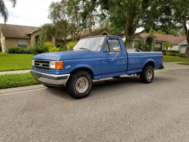 1989 f150 custom - 302ho v8 5 speed stick manual headers hotrod