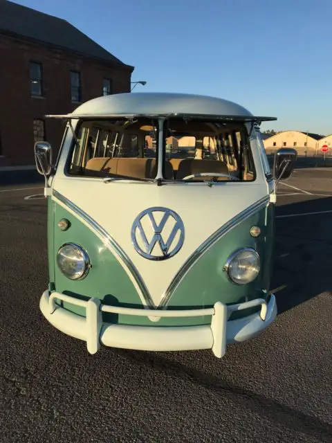 1960 vw 23 window samba tribute bus