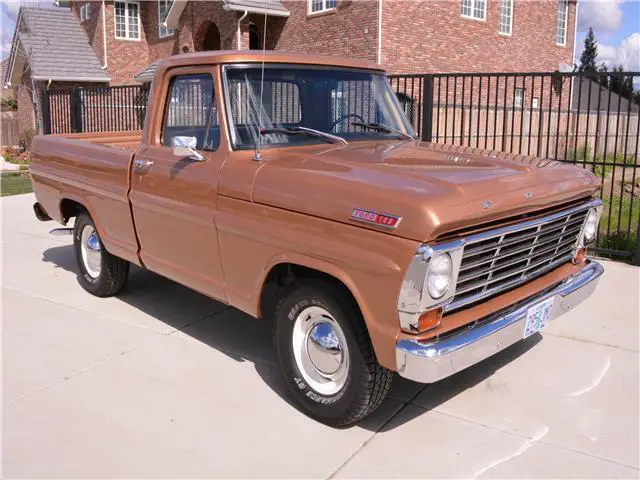 1967 ford f100 111,193 miles bronze truck 352 cid v8 manual
