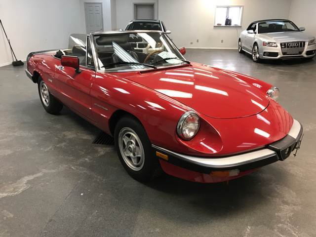 1986 alfa romeo spider veloce 2dr convertible manual 5-speed rwd