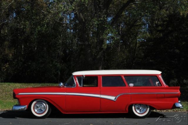 1957 ford country wagon resto mod 312 v8 ***none nicer***surf wagon*show winner