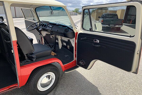 1968 red/cream volkswagen day camper - completely rebuilt head to toe