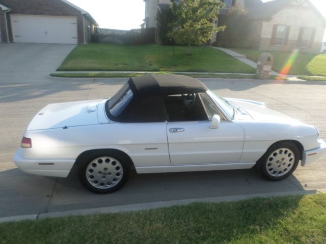 1992 alfa romeo spider veloce convertible