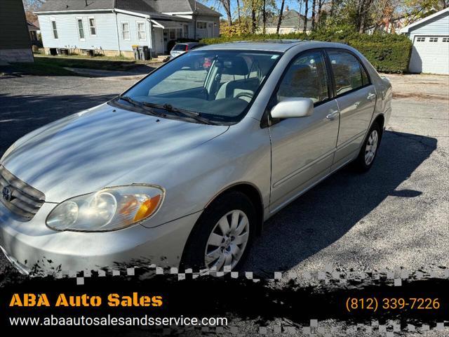 2004 toyota corolla le