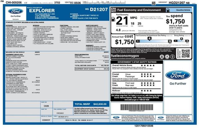 2017 ford explorer xlt