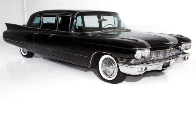 1960 cadillac fleetwood sinister black limo automatic