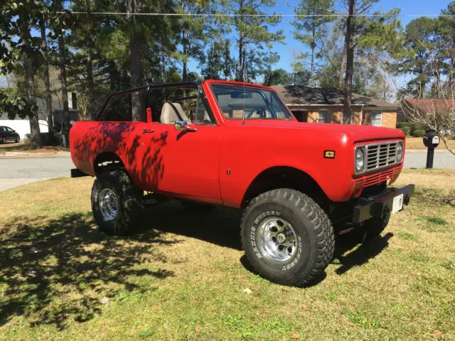 1979 ih international scout ii 4x4 v8 nice daily driver!
