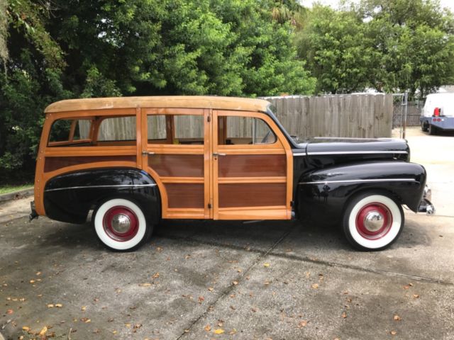 1946 ford super deluxe woodie woody station wagon
