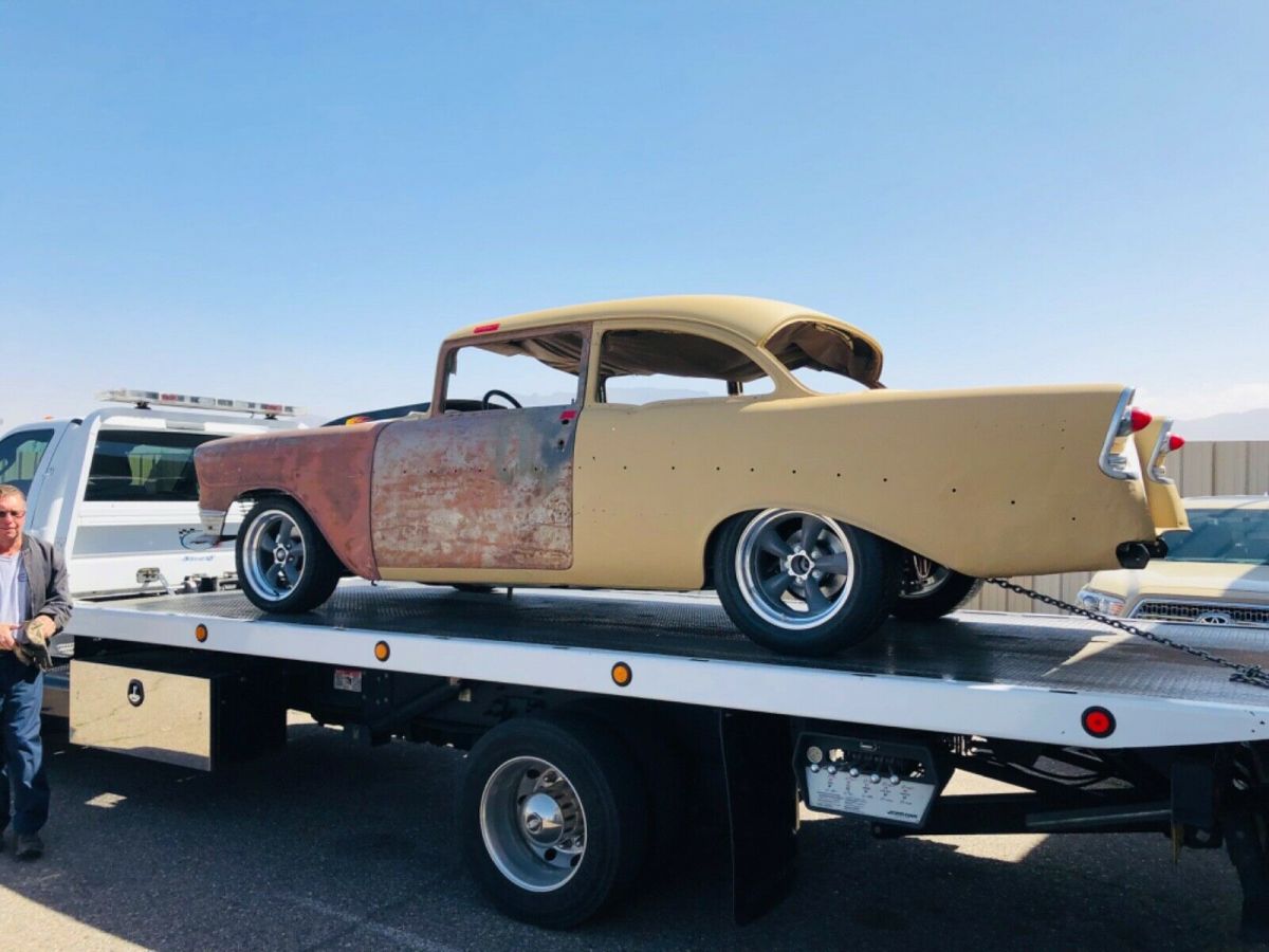 1956 chevrolet 210 2 door sedan twin turbo hot rod project chevy bel air 150