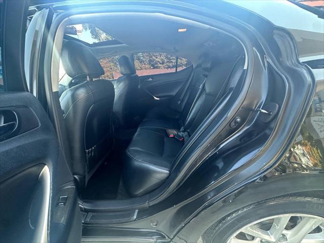 2012 lexus is 250 base