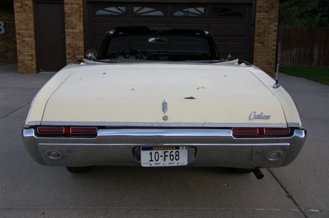 1968 oldsmobile cutlass s convertible, original owner, power top & factory ac!