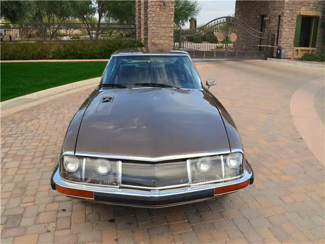 1972 citroen sm 5-spd coupe 14,347 miles brun scarabee 2-door coupe 2.7 v6 manua