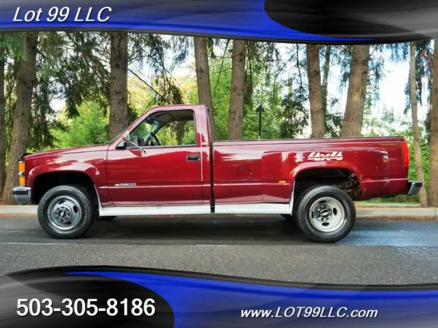 1994 chevrolet k3500 silverado 2dr 4x4 454 *dually* 1 owner automatic 2-door gmc