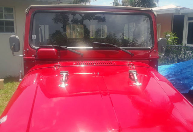 toyota land cruiser fj40 1981 soft top fully restored