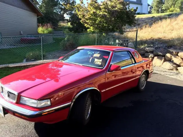 chrysler tc by maserati 1989 62k original miles
