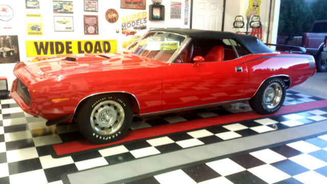 1970 hemi cuda convertible, 426 hemi, 4-speed, shaker