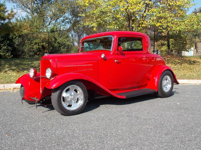 1932 ford 3 window coupe street rod for sale in manchester, new hampshire