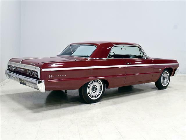 1964 chevrolet impala hardtop 72552 miles palomar red coupe 327 cubic inchv8 aut
