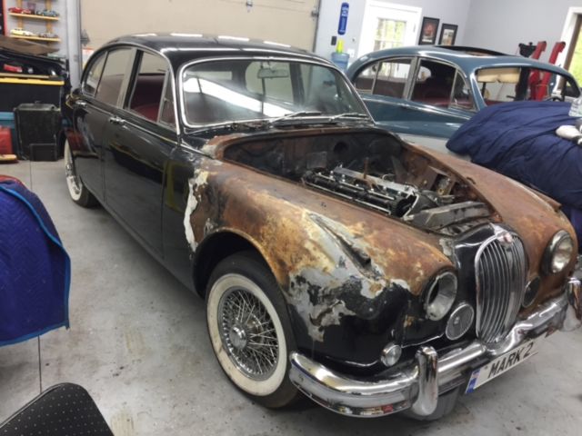 jaguar1962 mark 2 project engine fire no reserve