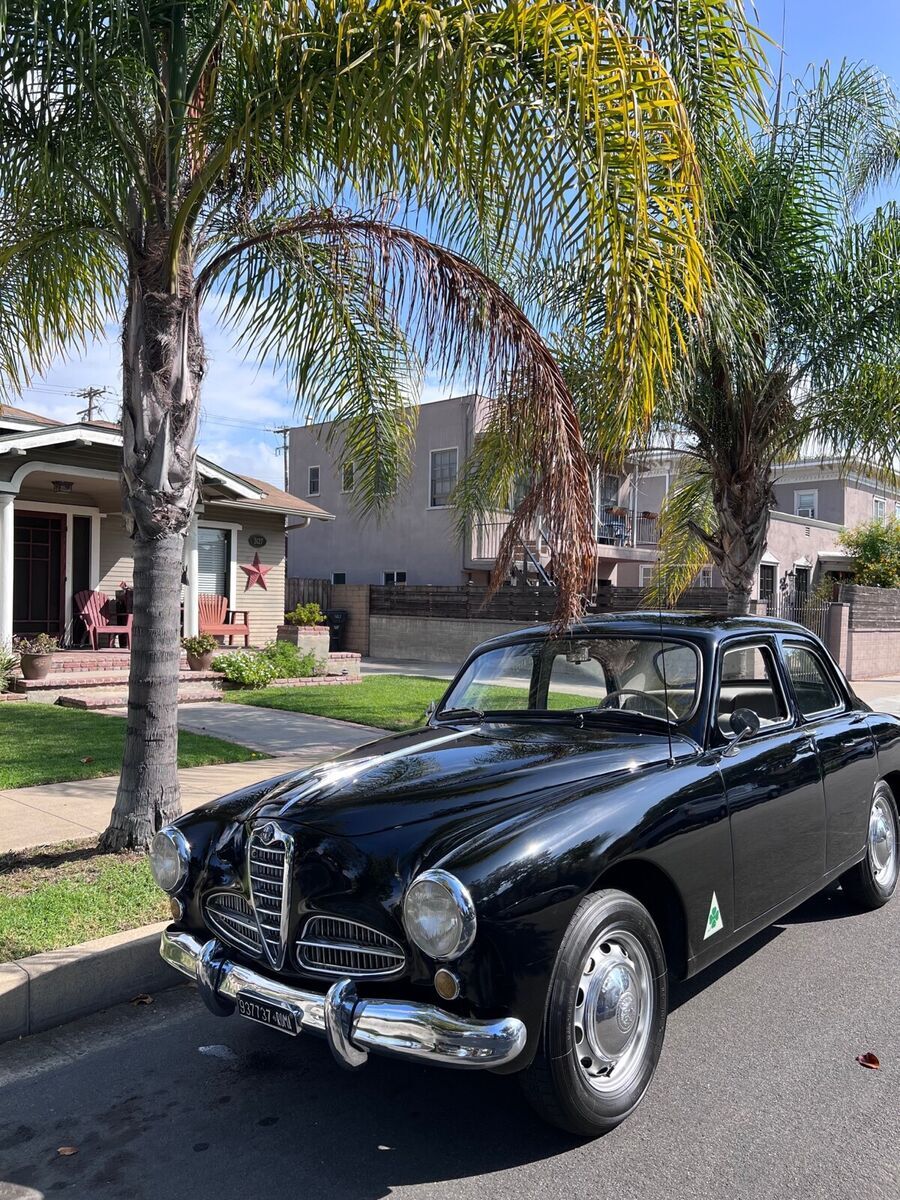 1953 alfa romeo 1900 black rwd manual
