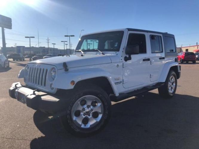 2015 jeep wrangler unlimited sahara 4x4 sahara 4dr suv for sale in fargo, north dakota