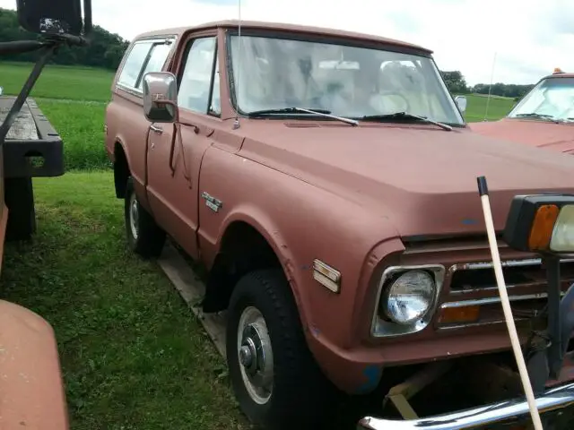 1969 chevy c10 body mounted on a 1972 chevy k10 blazer drive train