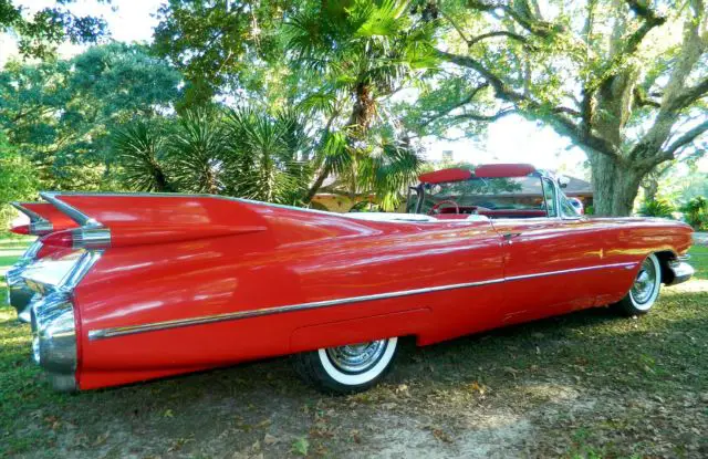1959 cadillac series 62 convertible "solid car"