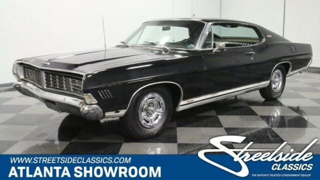 classic vintage chrome muscle car fomoco 390 v8 auto transmission black