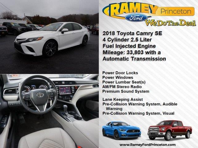 2018 toyota camry se se 4dr sedan for sale in elgood, west virginia