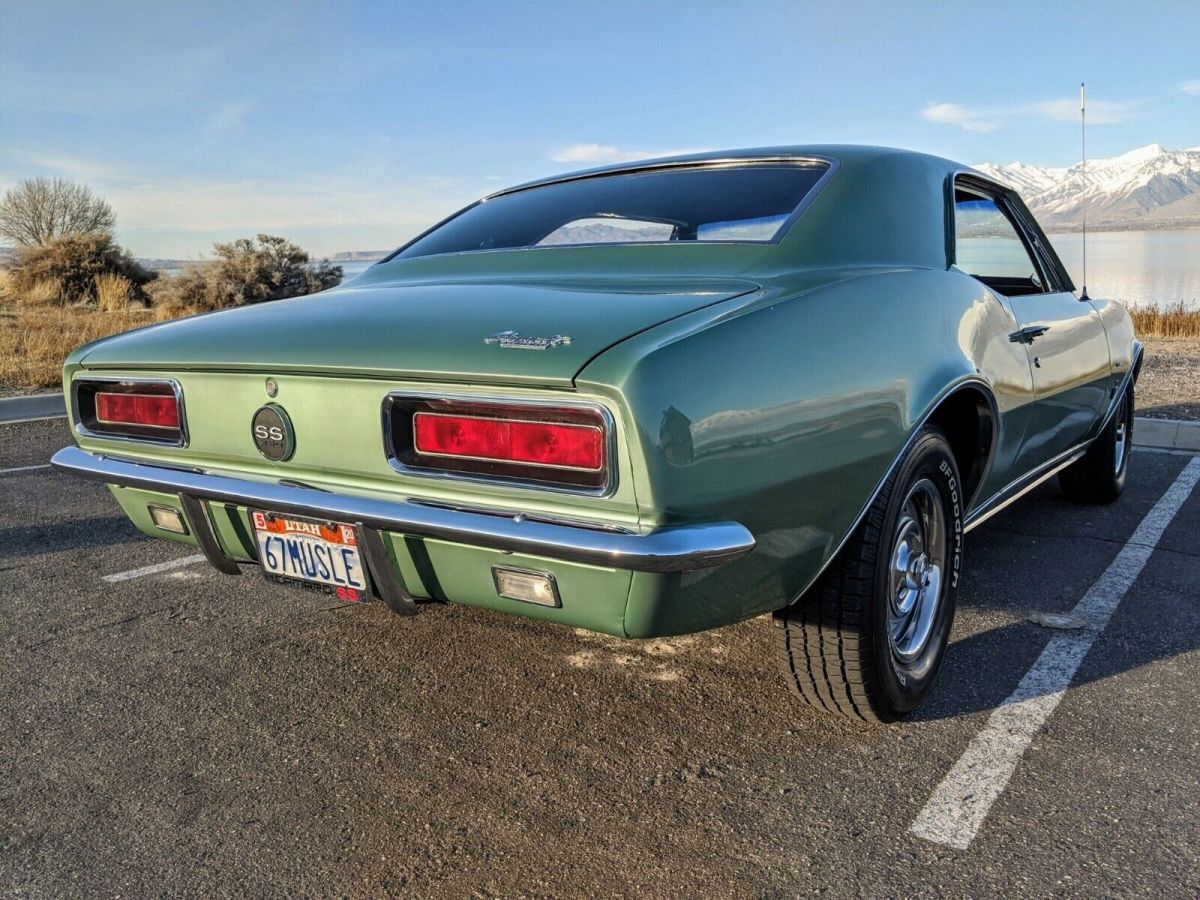 1967 documented rs/ss chevrolet camaro in rare mountain green metallic