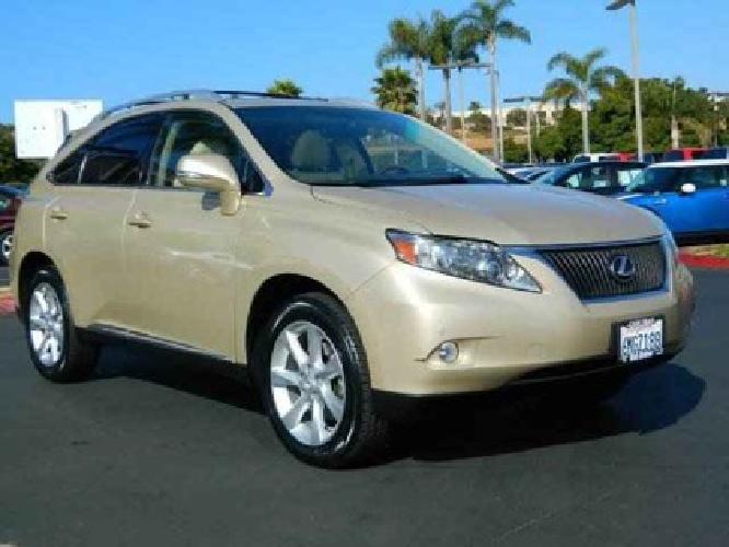 2010 lexus rx 350 rx 350 sport utility 4d in carlsbad, ca