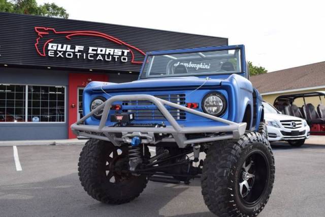 1968 ford bronco 4,500 miles blue suv v8 other manual 5-speed
