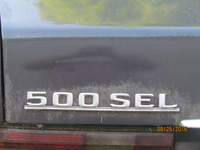mercedes benz 1985 500sel luxury sedan