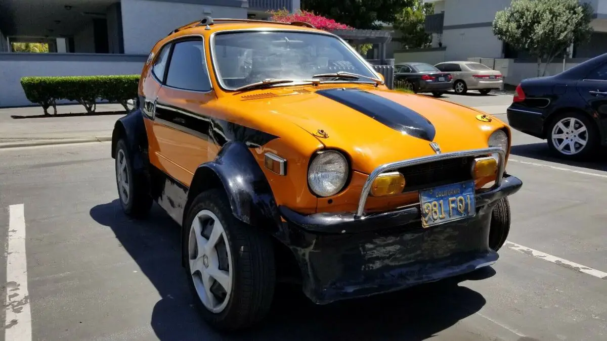 1972 honda z600 hatchback orange fwd automatic