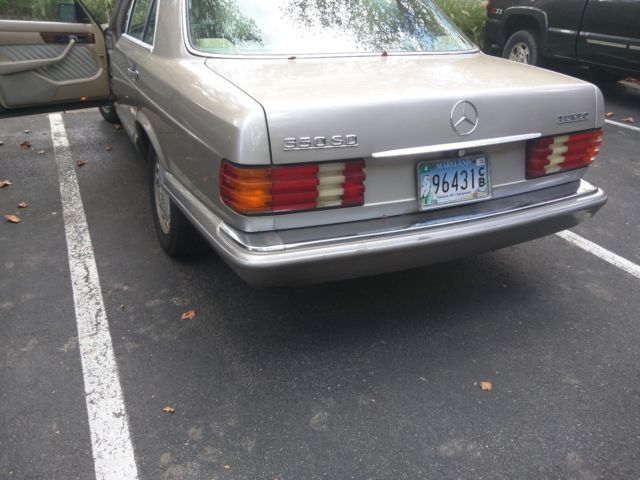 1991 mercedes benz 350 sd turbo diesel w126
